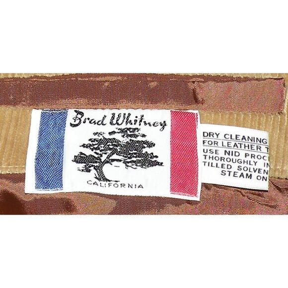 Brad Whitney Men’s 50L Western Jacket Tan Corduroy Suede Yoke Colorado Blazer - Picture 3 of 3